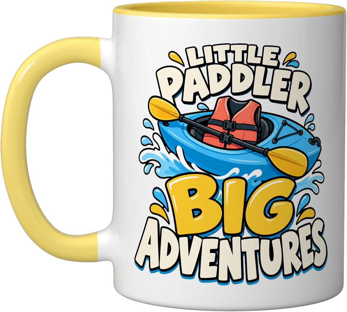 Kayaking Kids Young Paddlers Big Adventures Ceramic Mug