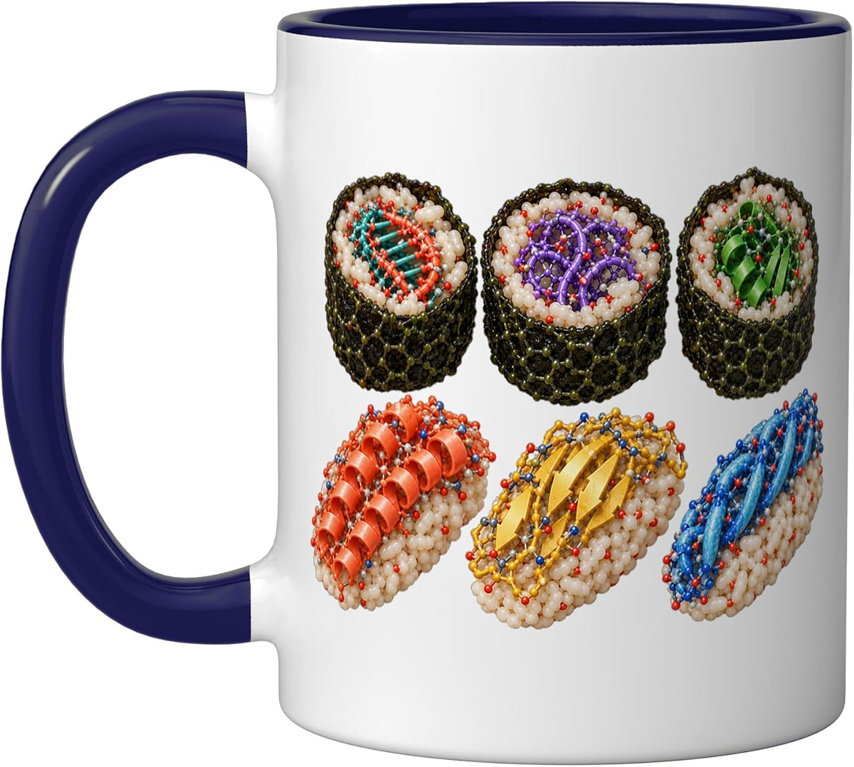 Molecular Maki Nagiri Cryoem Crystallography Biochemist Ceramic Mug