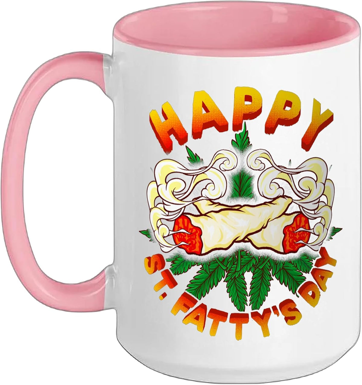 Funny St Fattys Day For Marijuana Smoker Saint Patricks Ceramic Mug