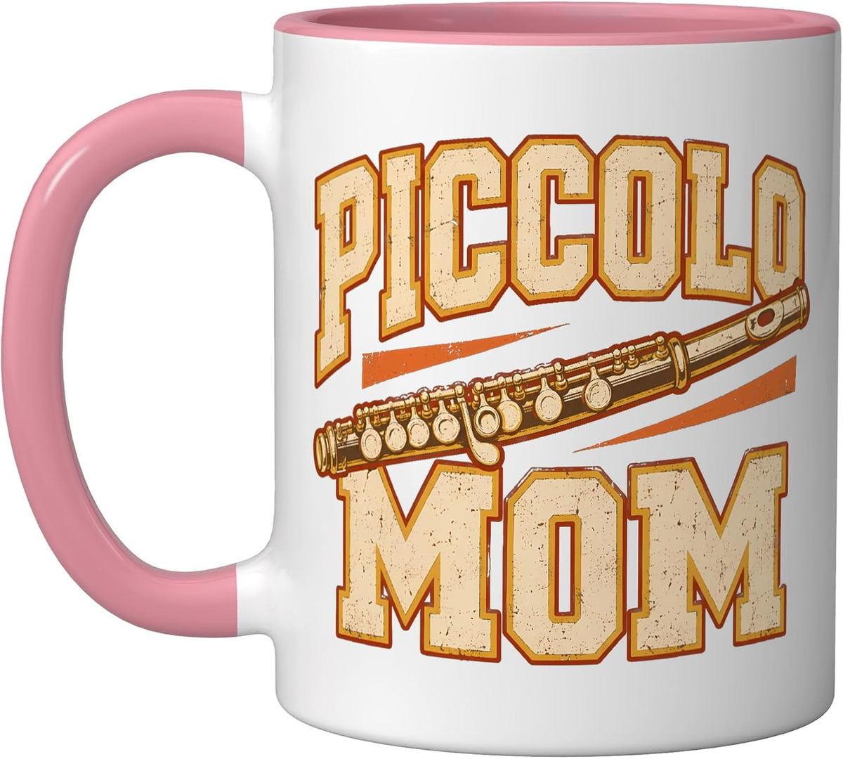 Piccolo Mom Flute Player Music Christmas Ceramic Mug