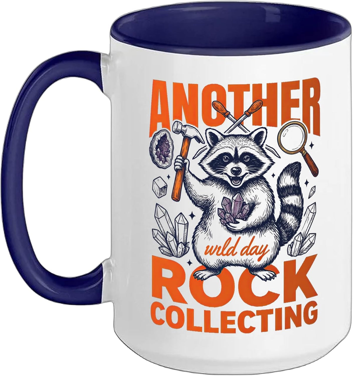 Rock Collecting Rockhounding Geology Mineral Crystal Hound Ceramic Mug