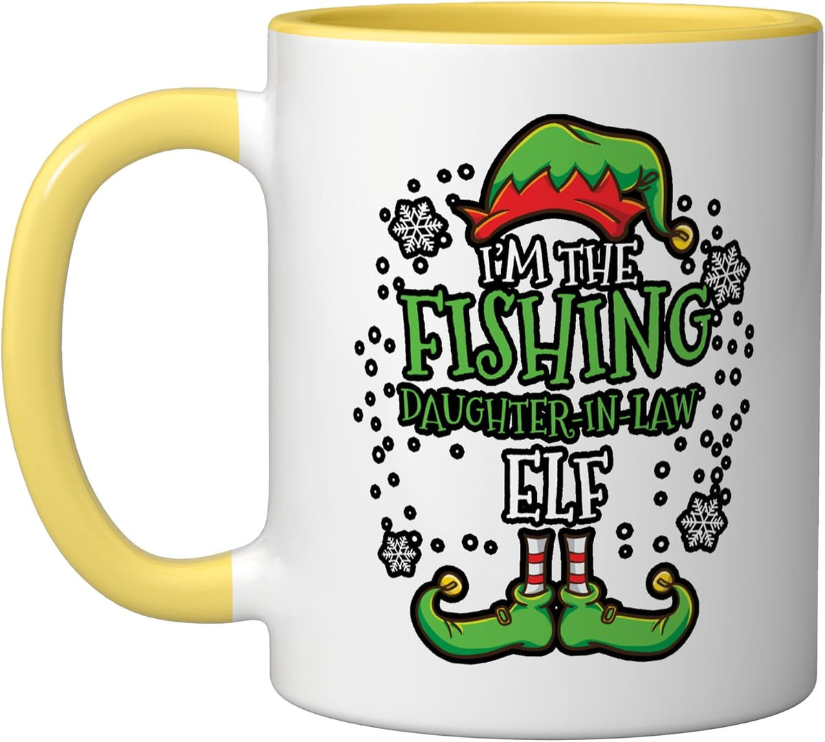 I'm the Fishing Daughter Elf Mug