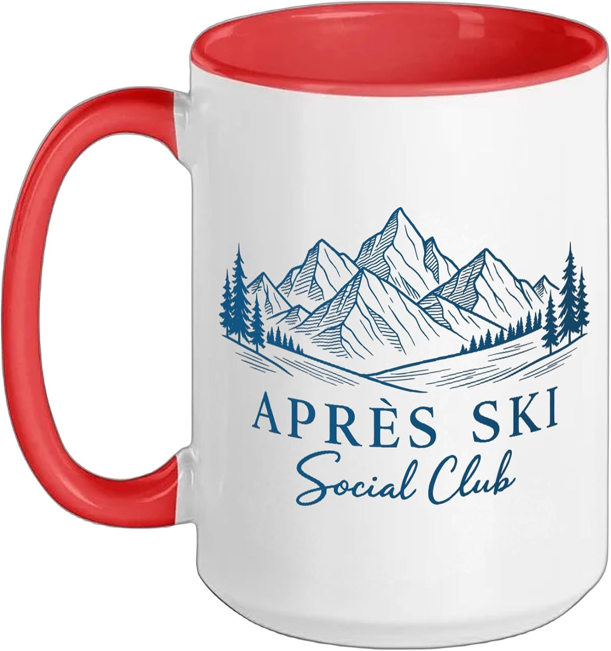 AprèS Ski Social Club Mountain Ski Resort Ceramic Mug