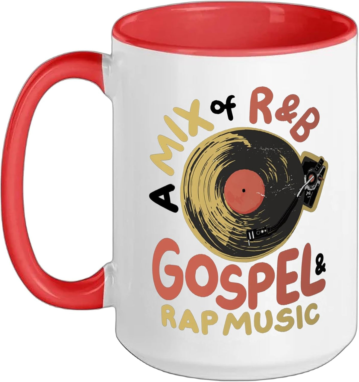 A Mix Of R&B Gospel And Rap Music Ceramic Mug