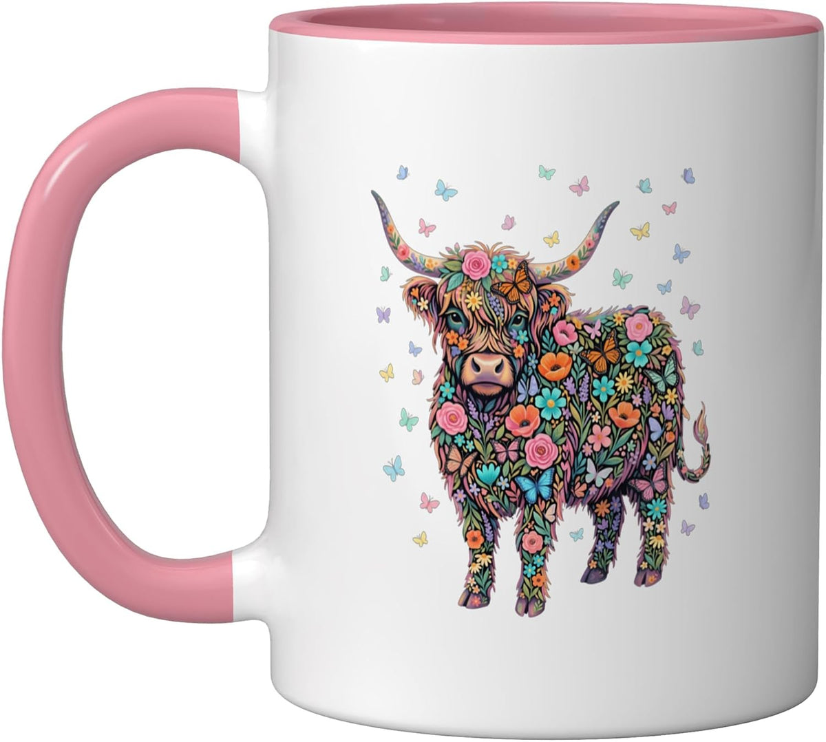 Highland Cow Cute Scottish Highlander Cow Ceramic Mug