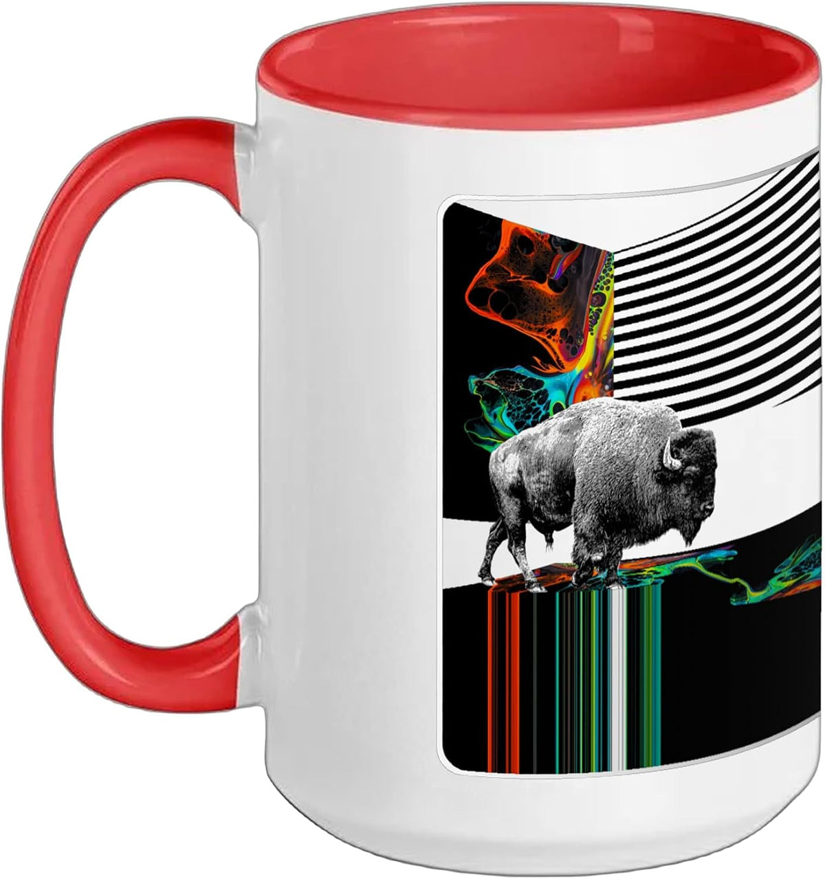 Buffalo Color Slide Ceramic Mug