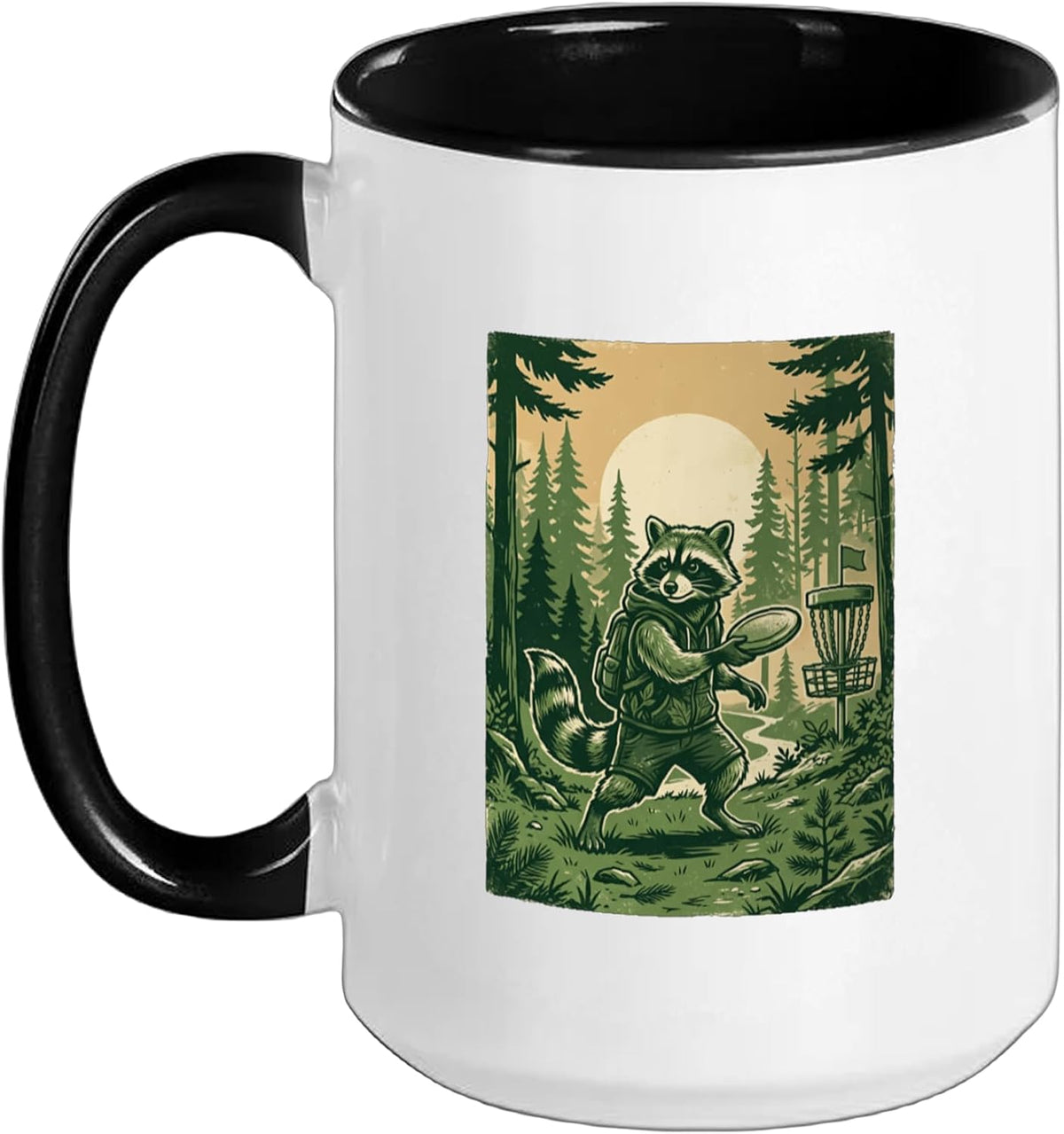 Disc Golf Basket Frolfing Disc Golf Player Disc Golfer Ceramic Mug