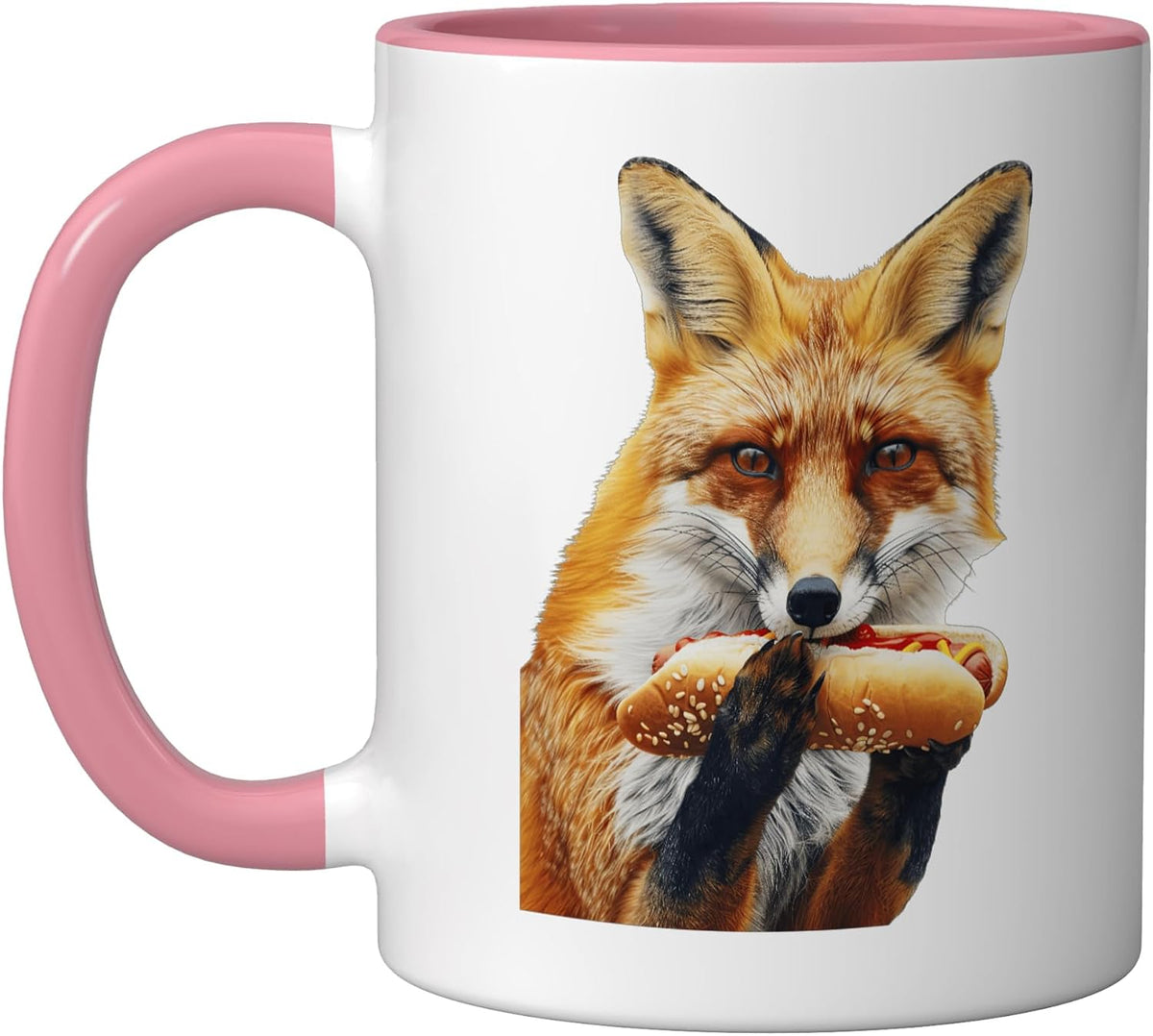 Fox Hotdog Ceramic Mug