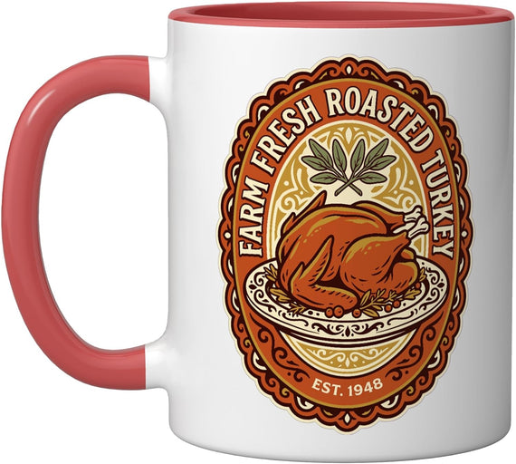 Farm Fresh Roasted Turkey Thanksgiving Mug