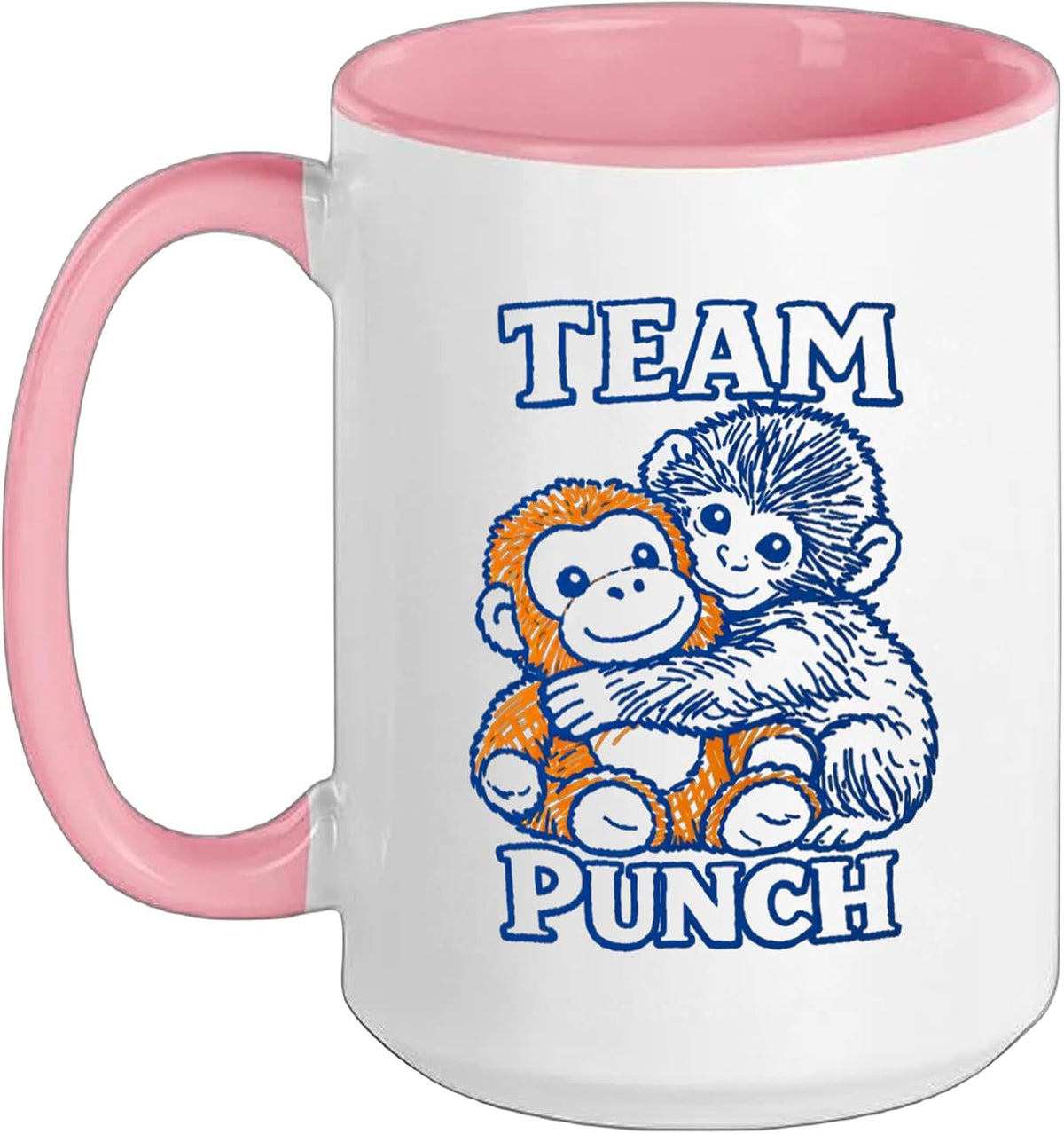 Monkey Team Punch Ceramic Mug