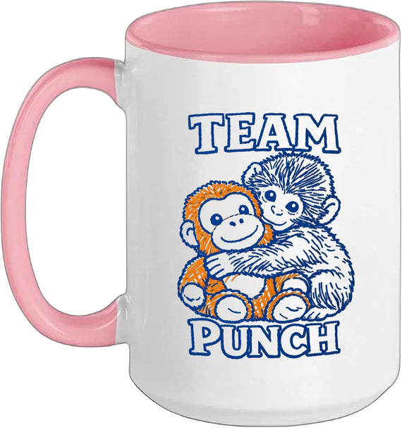 Monkey Team Punch Ceramic Mug