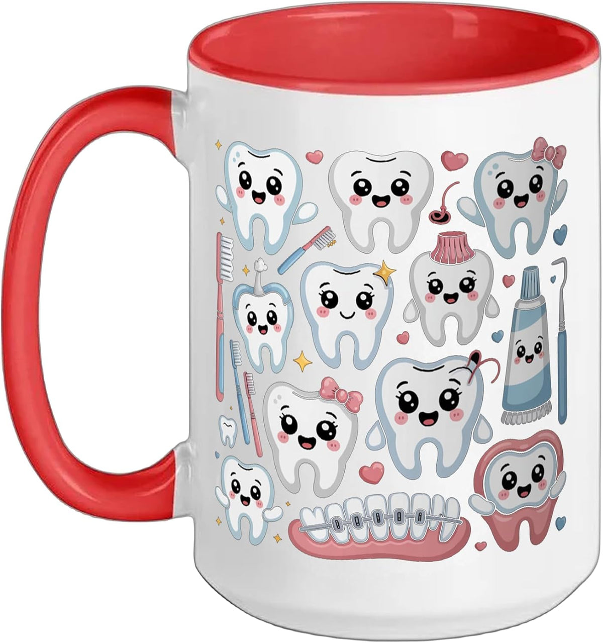 Cute Teeth Dentist Squad Dental Assistant Ceramic Mug