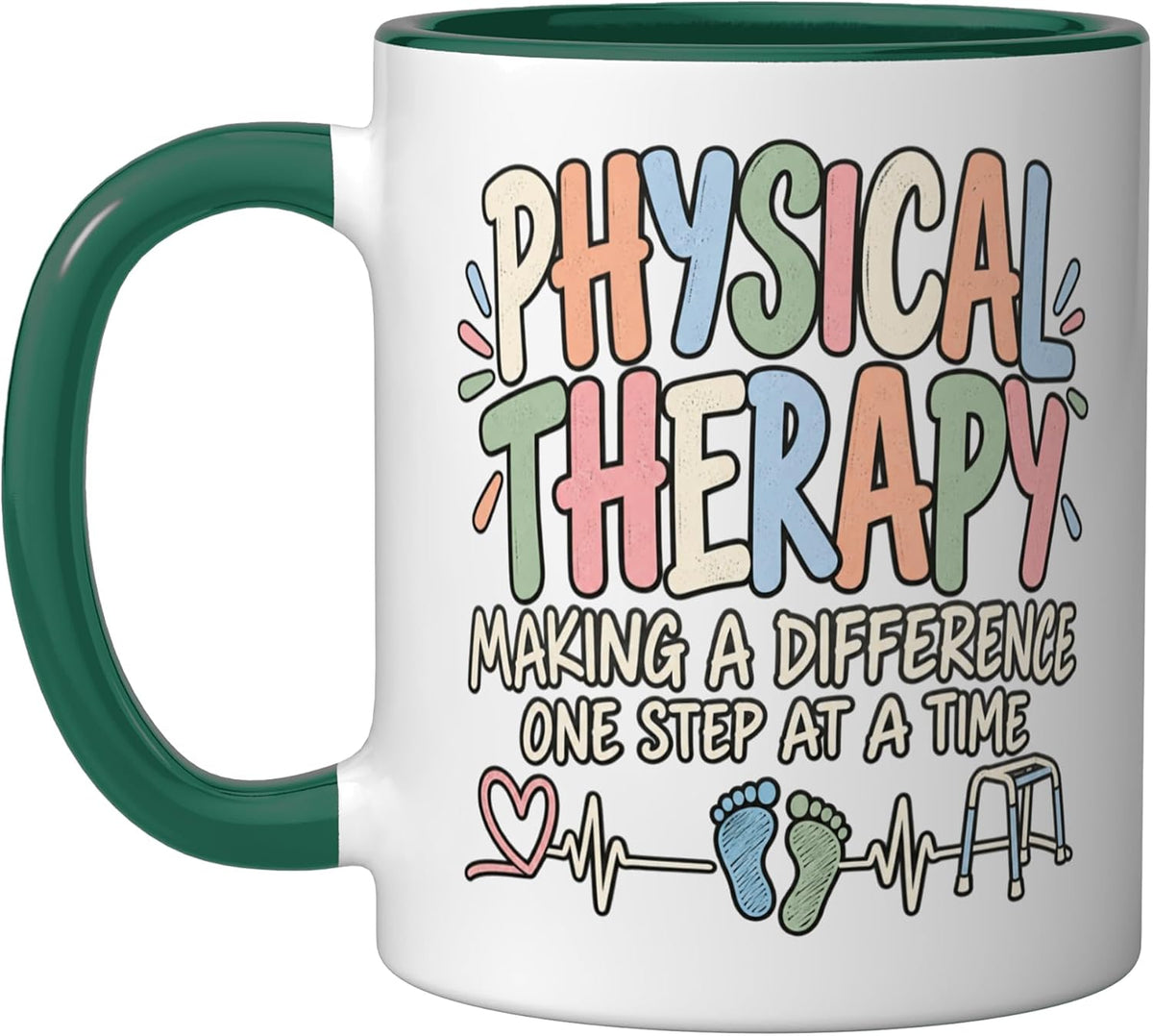 Physical Therapy Team Pediatric Therapist Pt Month Rehab Ceramic Mug