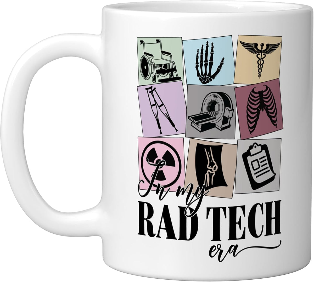 Radiologist Technician Gifts X-Ray Tech In My Rad Tech Era Ceramic Mug
