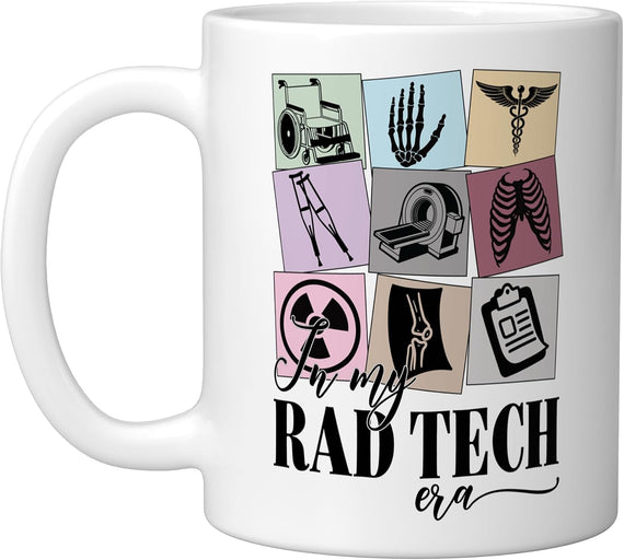 Radiologist Technician Gifts X-Ray Tech In My Rad Tech Era Ceramic Mug