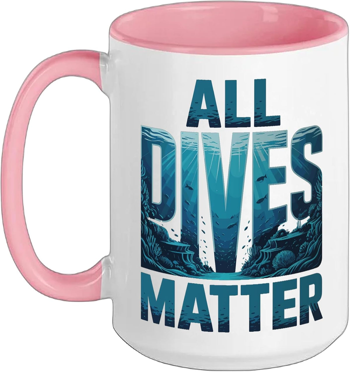 All Dives Matter Scuba Diving Ocean Ceramic Mug