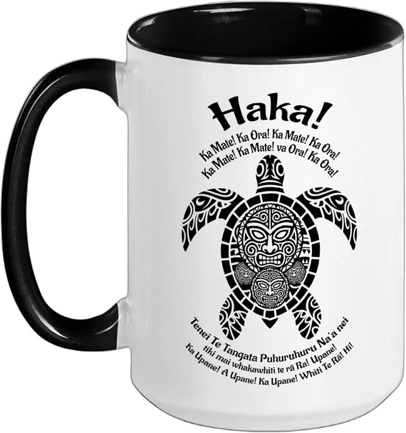 Maori Tribe Haka Chant Haka Shout Proud New Zealand Rugby Ceramic Mug