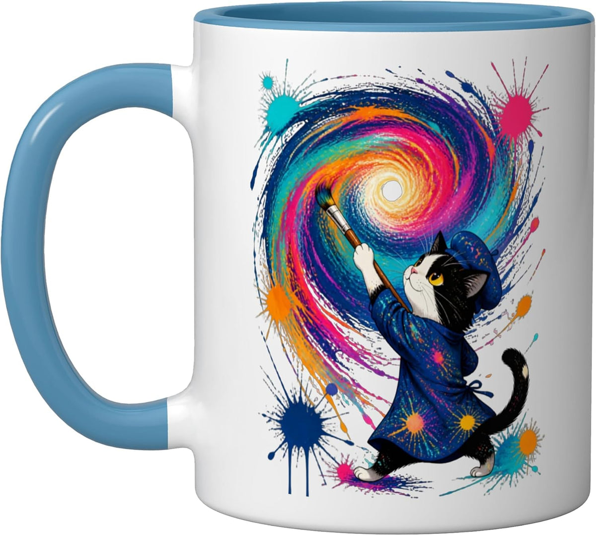 Cat Motif Art Design Gifts Cute Kitten Ceramic Mug