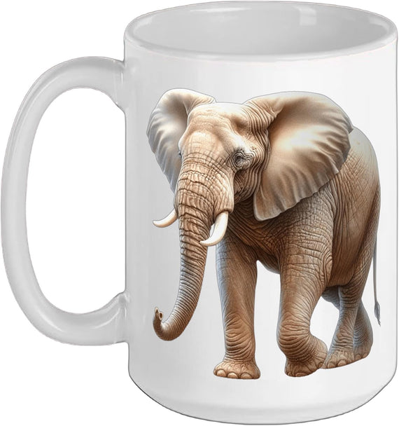 Elephant X African Elephant Ceramic Mug