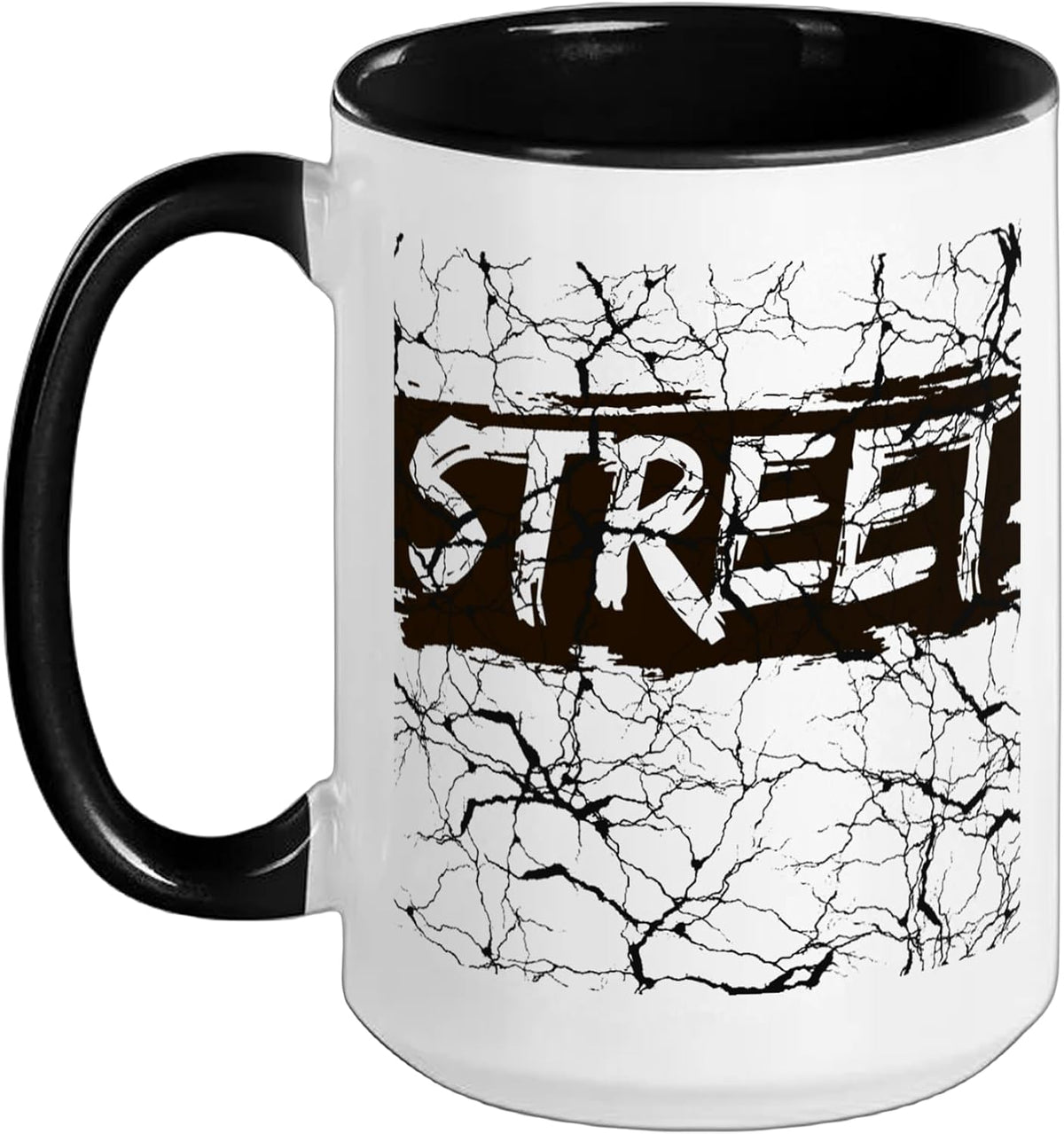 Streetwear Street Graphic Grunge Punk Distressed Abstract Ceramic Mug
