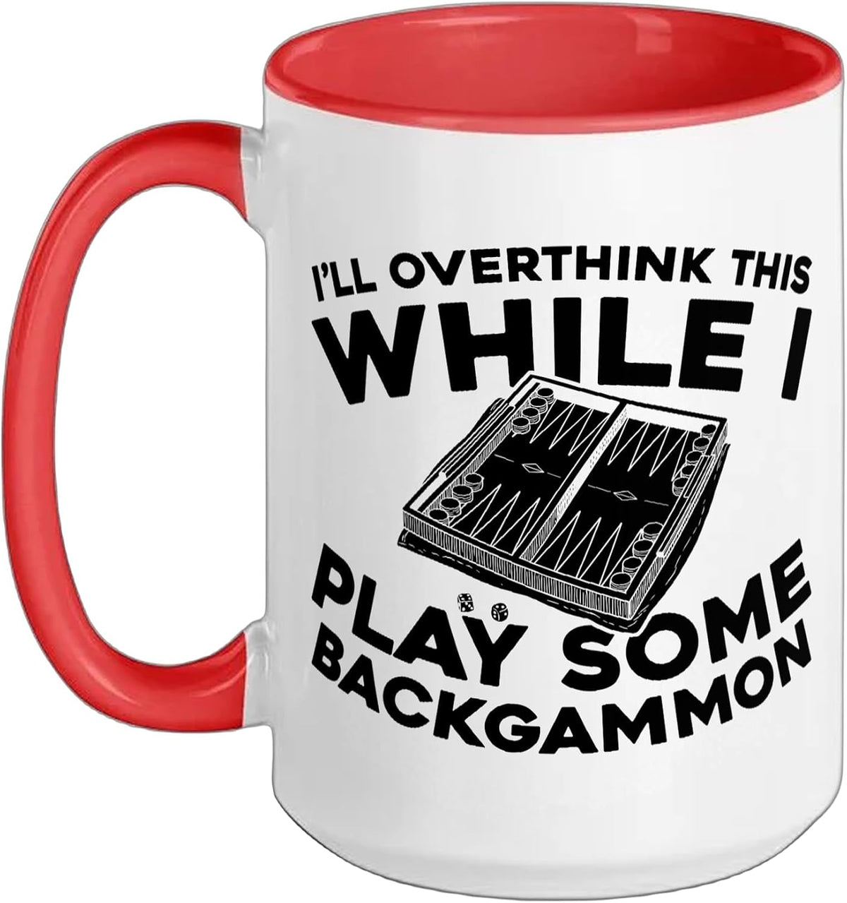 Strategy Board Game - Dice Backgammon Ceramic Mug
