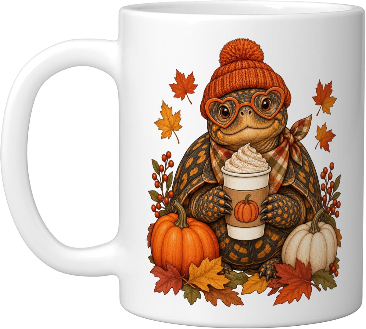 Eastern Box Turtle Fall Autumn Season Pumpkin Spice Halloween Mug