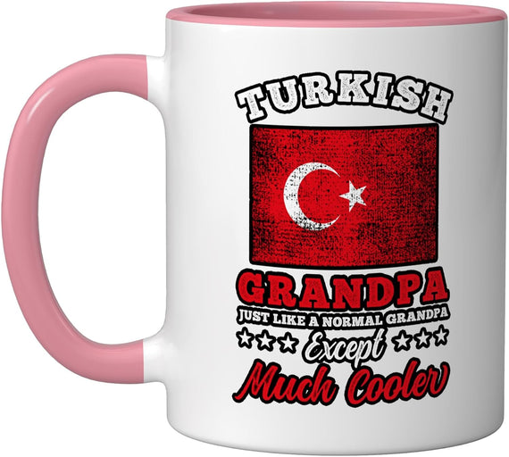 Turkey Flag Turkish Grandpa Fathers Day Ceramic Mug