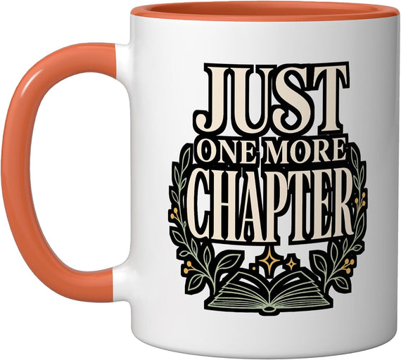 More Chapter Book Lover Reading Ceramic Mug