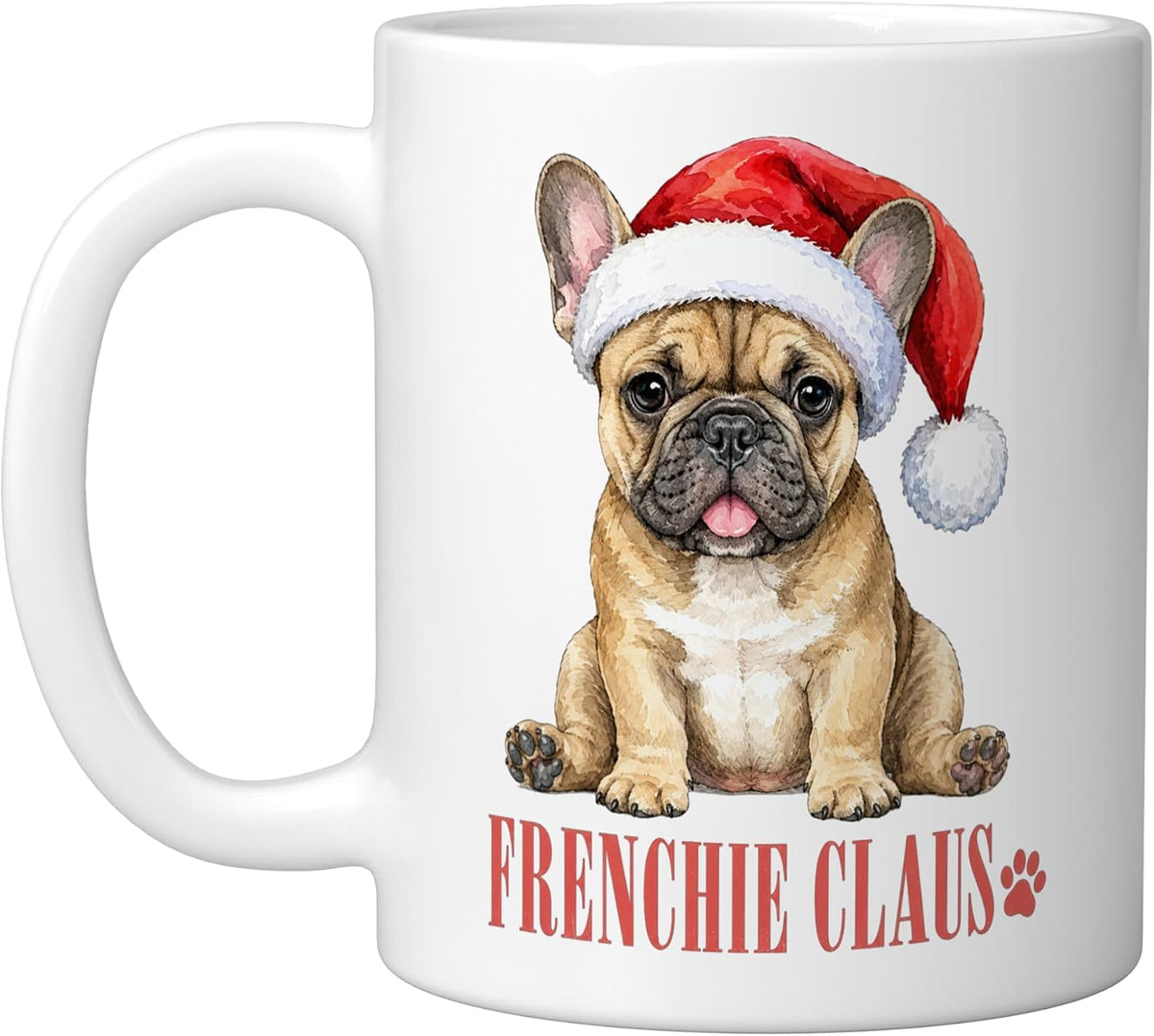 Frenchie Claus French Bulldog Christmas Puppy Dog Lover Ceramic Mug