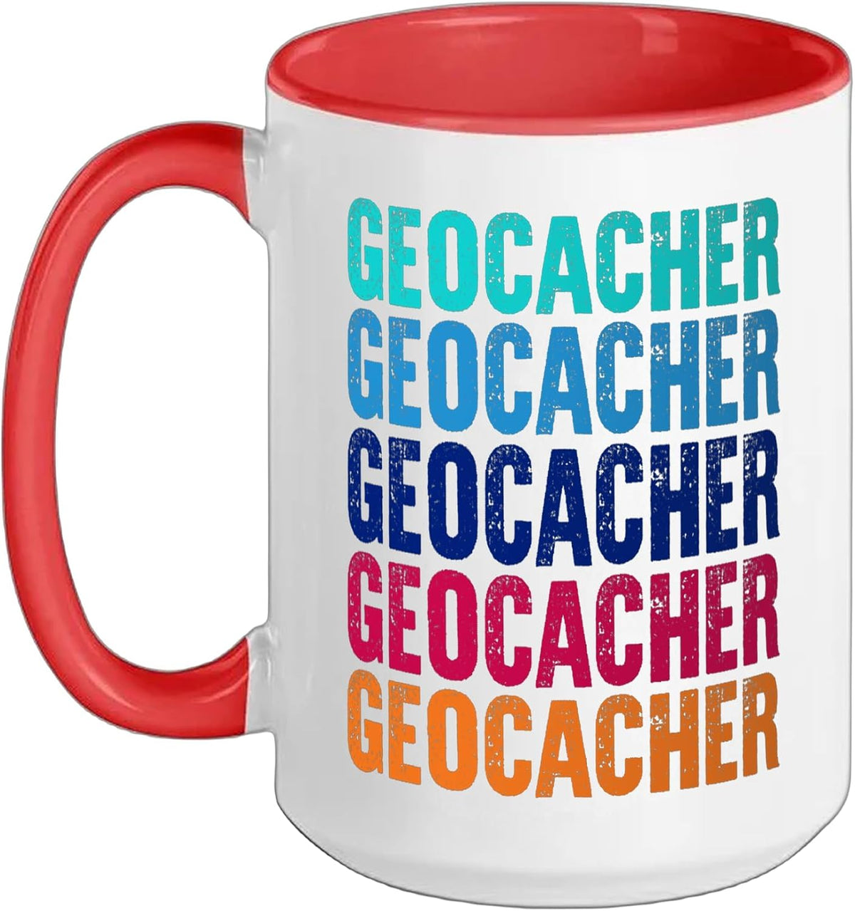 Geocacher - Colorful Ceramic Mug
