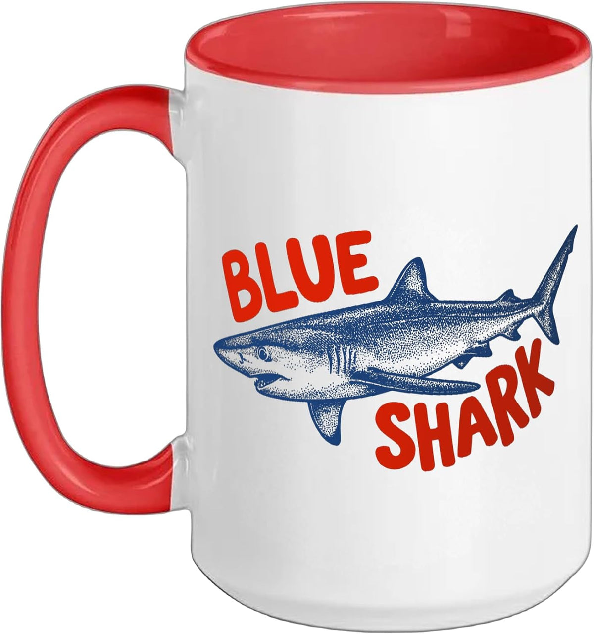 Blue Shark Ceramic Mug