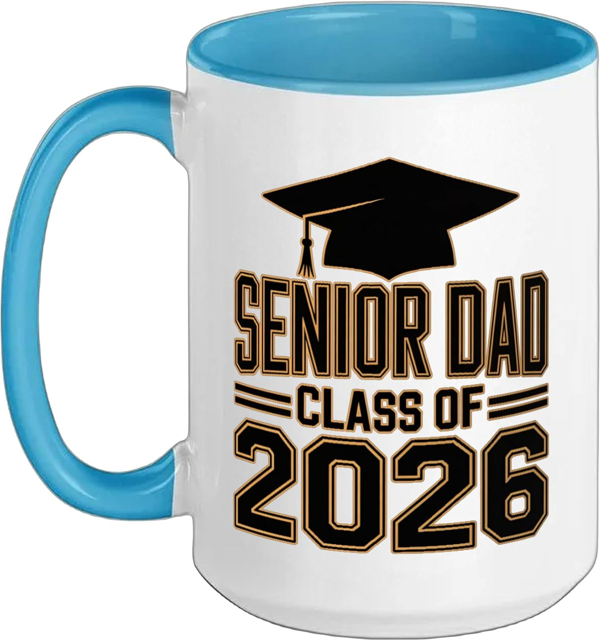 Senior Dad Class Of 2026 Graduation Ceramic Mug