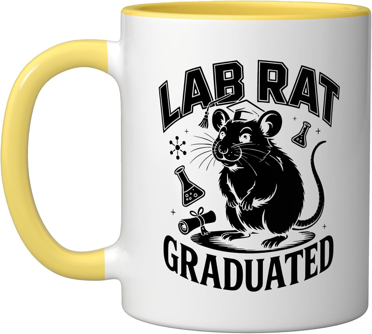 Phd Graduate Scientist Lab Flask Beaker Doctoral Academic Ceramic Mug