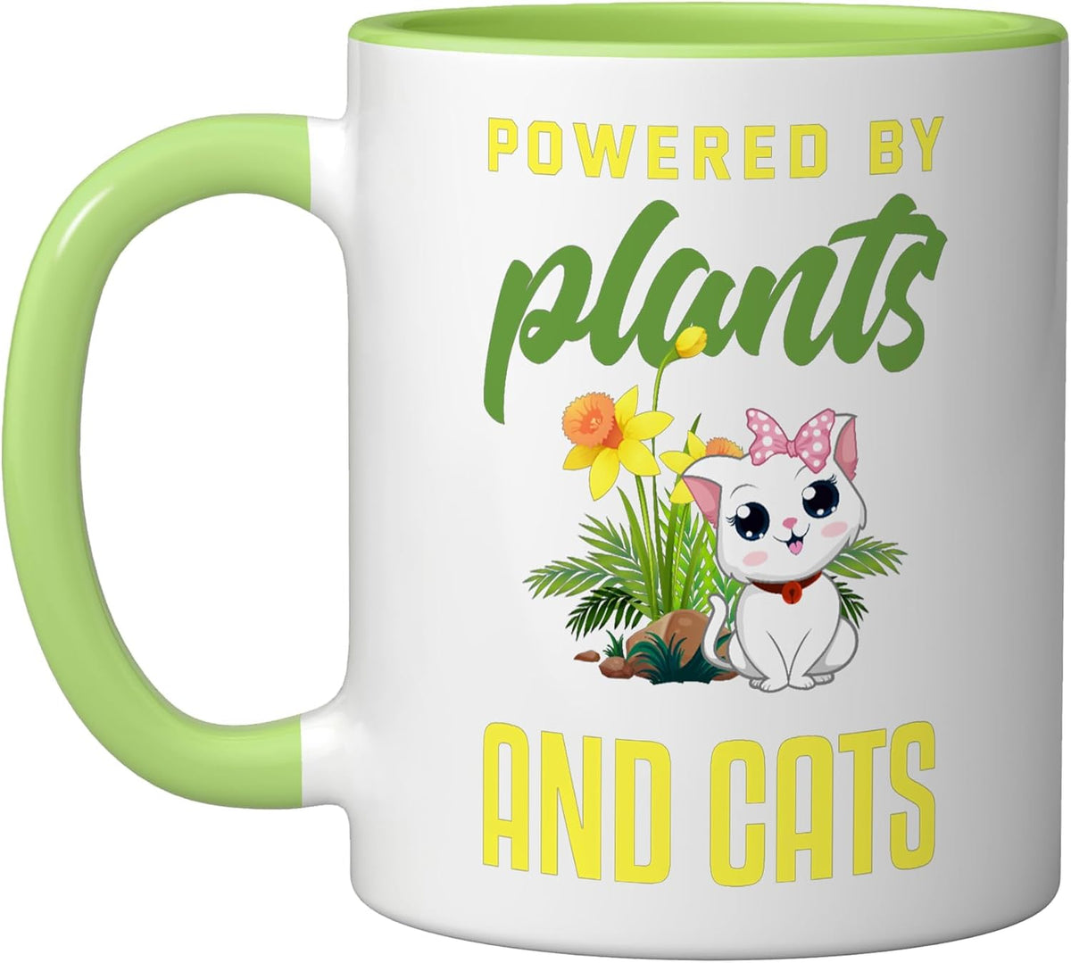 Plant Mug Funny Cat Lover Plant Lover Saying Gardening Ceramic Mug