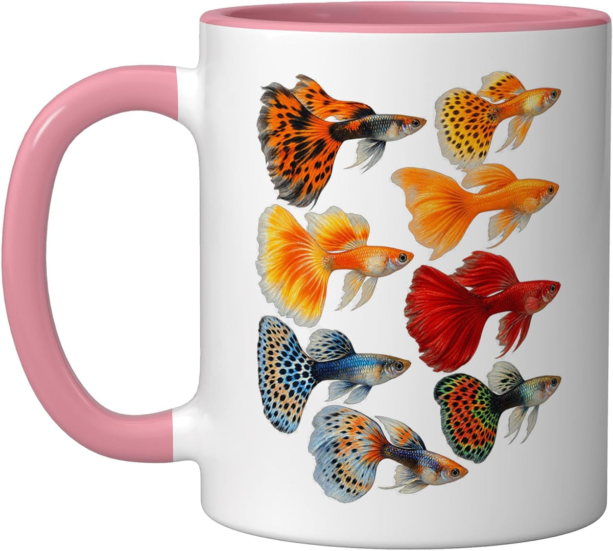 Guppy Fish Aquarium Tank Enthusiast Men Women Kids Ceramic Mug
