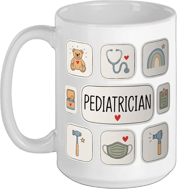 Pediatrician Pediatric Doctors Kids Childrens Doctor Ceramic Mug