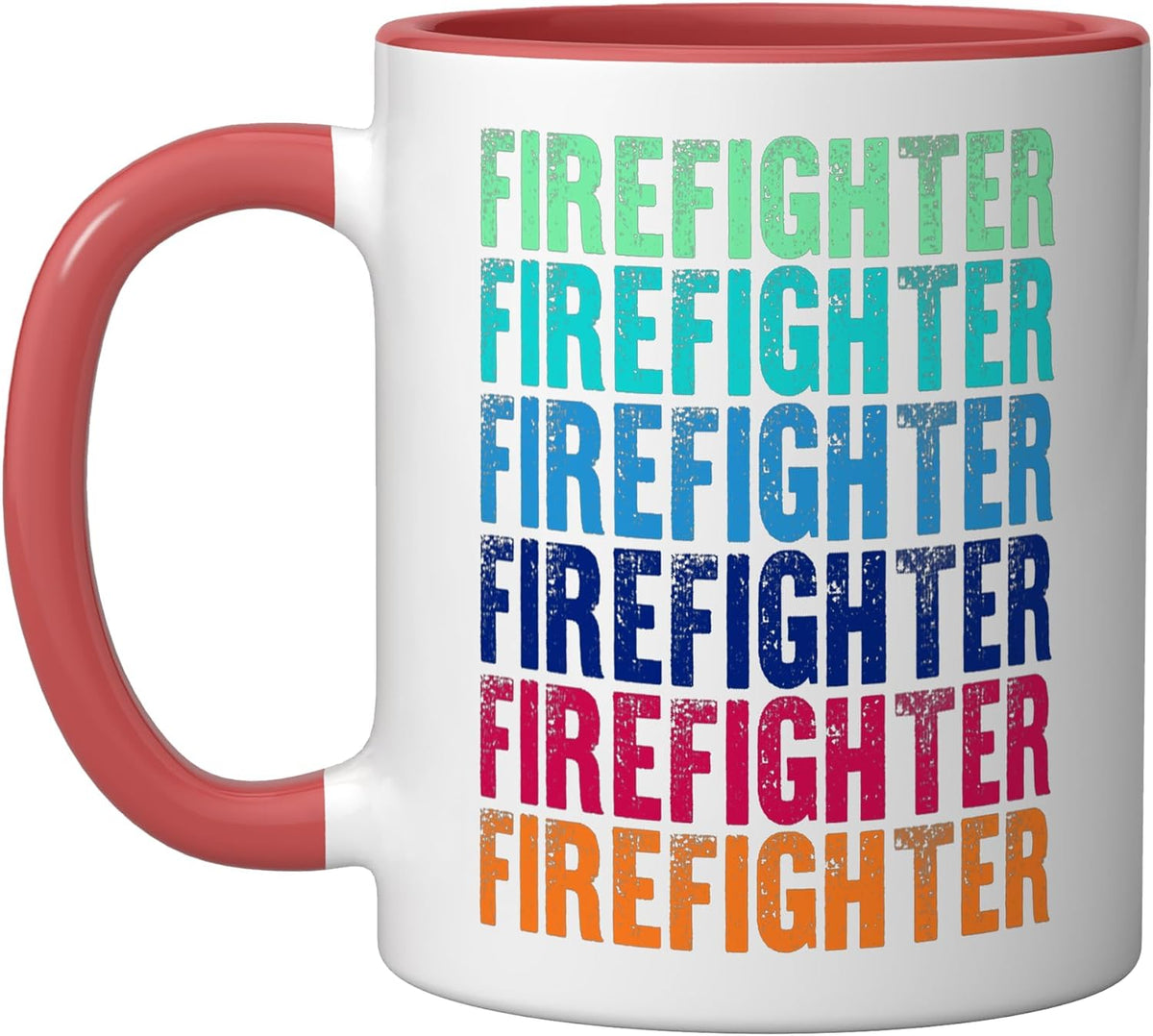 Firefighter Vintage Style Ceramic Mug
