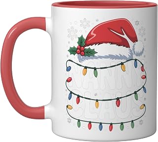 Nanny Claus Matching Family Christmas Holiday Party Design Ceramic Mug