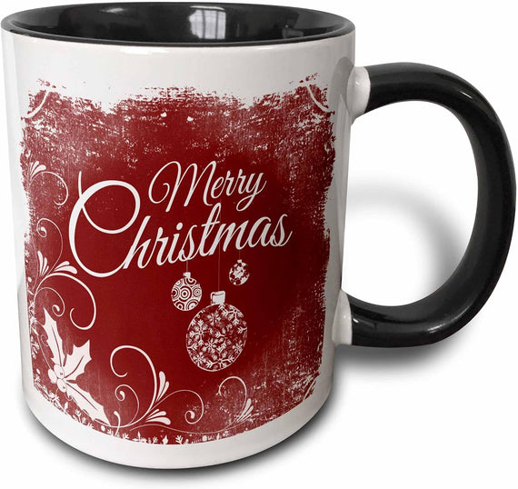 Vintage Art of Merry Christmas Ceramic Mug