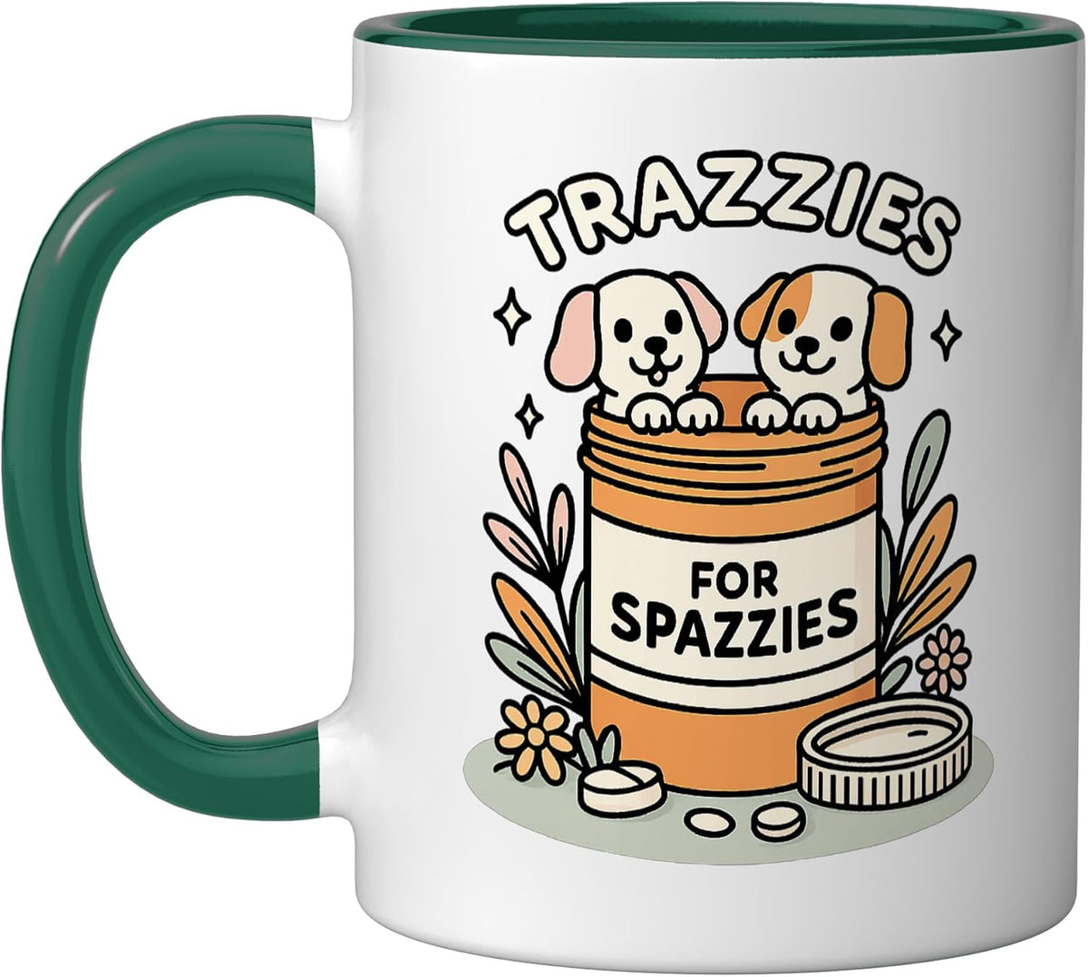 Veterinary Medicine Vet Tech Trazzies For Spazzies Ceramic Mug