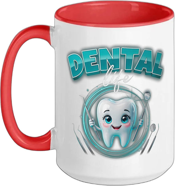 Dental Life Cute Tooth Hygienist Ceramic Mug