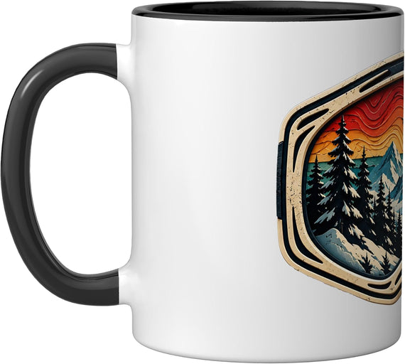 Ski Goggles Mountain Skier Winter Sport Skiing Ceramic Mug
