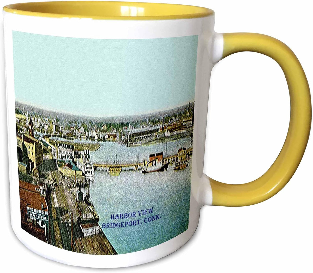 Bridgeport Connecticut Harbor (Vintage) Ceramic Mug