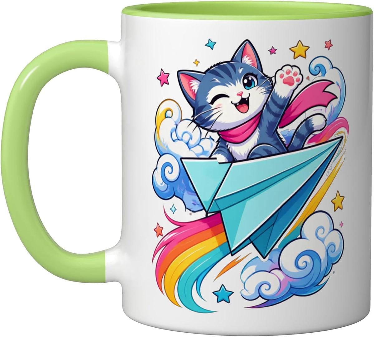 Cat Motif Art Design Gifts Cute Kitten Ceramic Mug