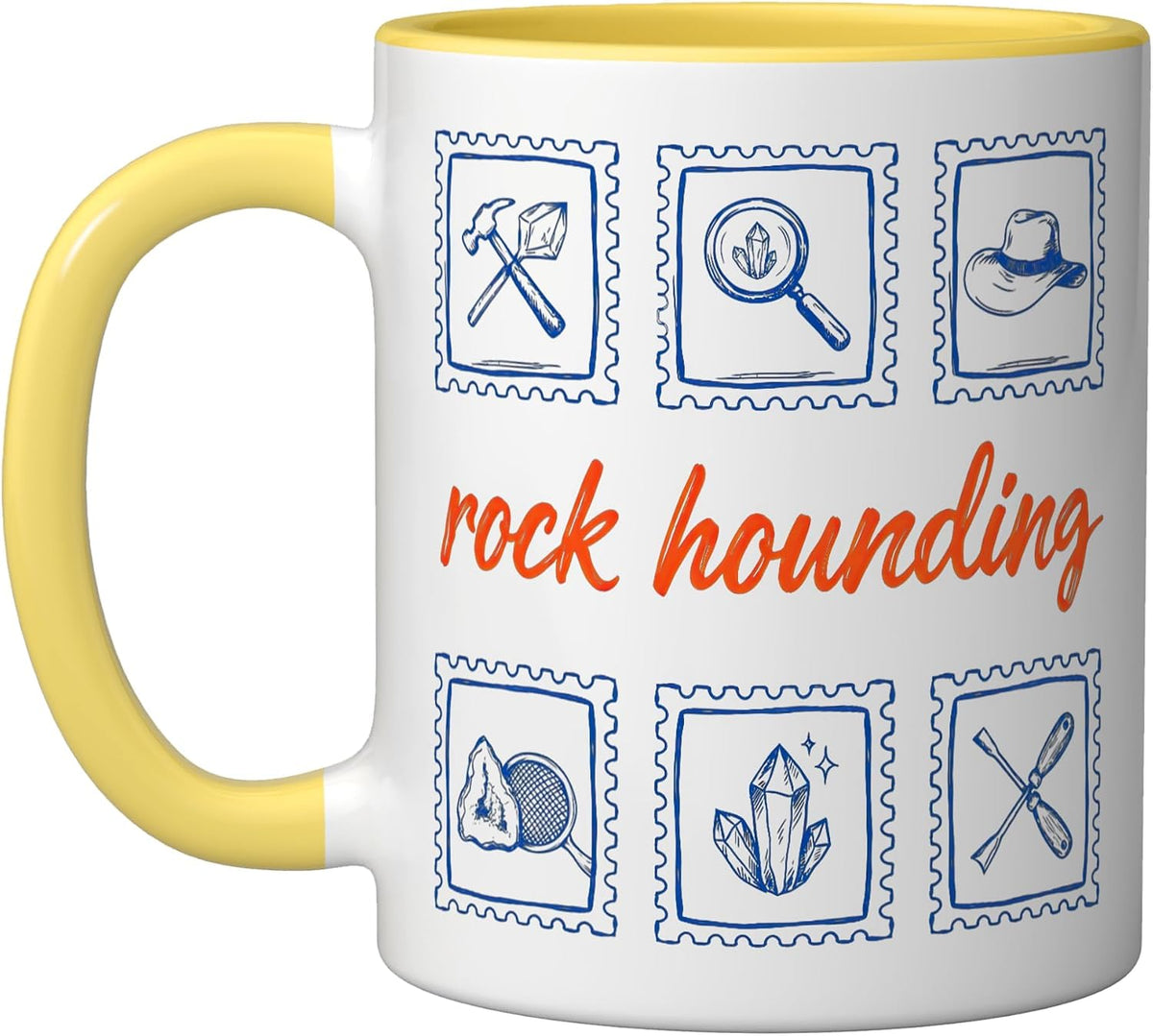 Rock Hounding Mineral Collecting Lapidary Arts Geode Ceramic Mug