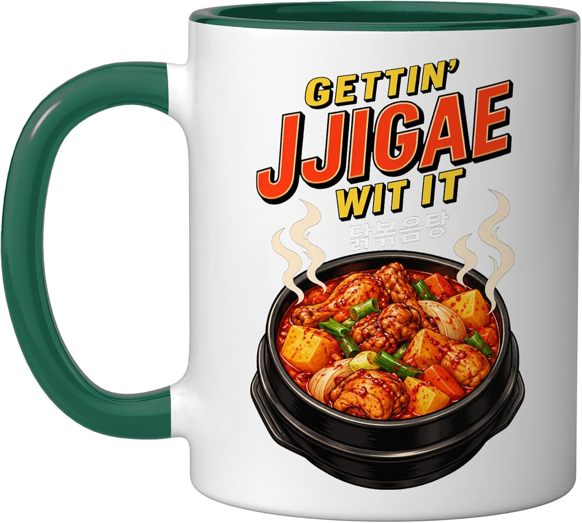 Gettin Jjigae Wit It Dakbokkeumtang Spicy Korean Chicken Ceramic Mug