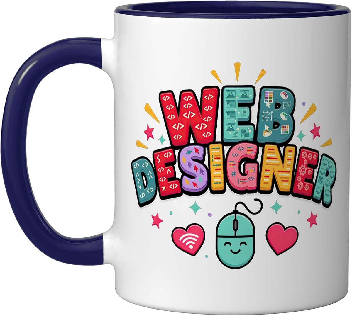 Web Designer Website Developer Digital Ui Ux Design Ceramic Mug