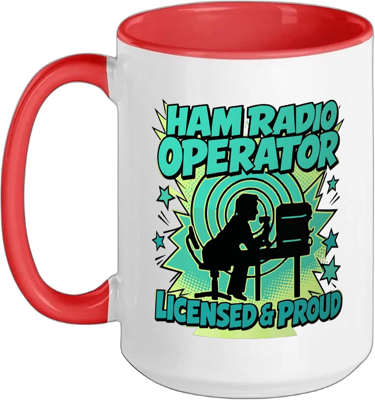 Ham Radio - Fun Amateur Radio Signalers Technicians Ceramic Mug