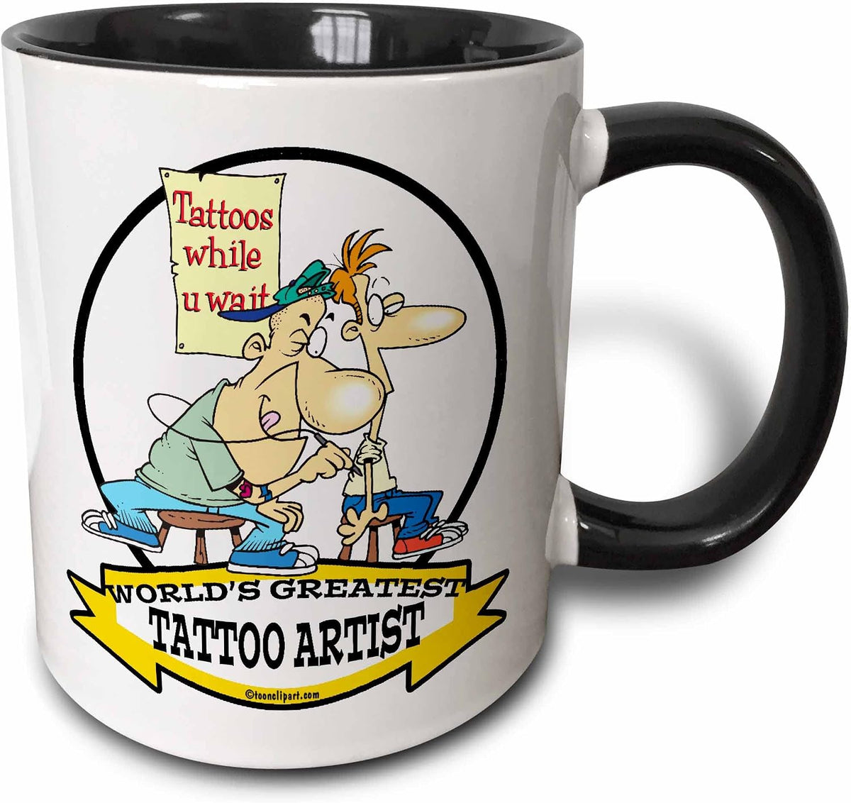 Funny Worlds Greatest Tattoo Artist Ceramic Mug