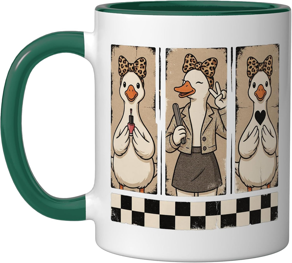 Geese In Wetsuits Funny Scuba Diving Ceramic Mug